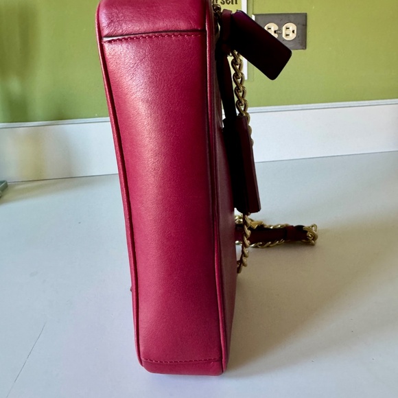 Coach Legacy Flight Bag Crossbody Adjustable Length Chain & Tassels, Port Color - Picture 11 of 14